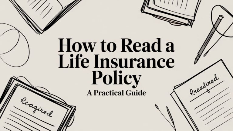 How to Read a Life Insurance Policy: A Practical Guide