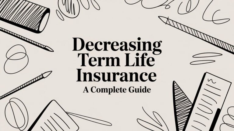 Decreasing Term Life Insurance A Complete Guide