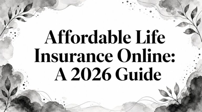 Affordable Life Insurance Online: A 2026 Guide