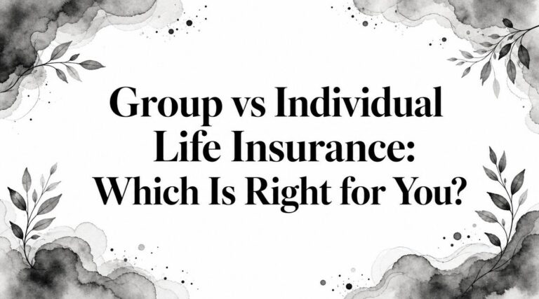 Group vs Individual Life Insurance: Which Is Right for You?