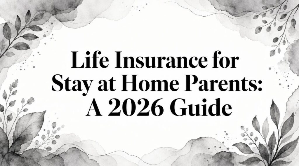 Life Insurance for Stay at Home Parents: A 2026 Guide