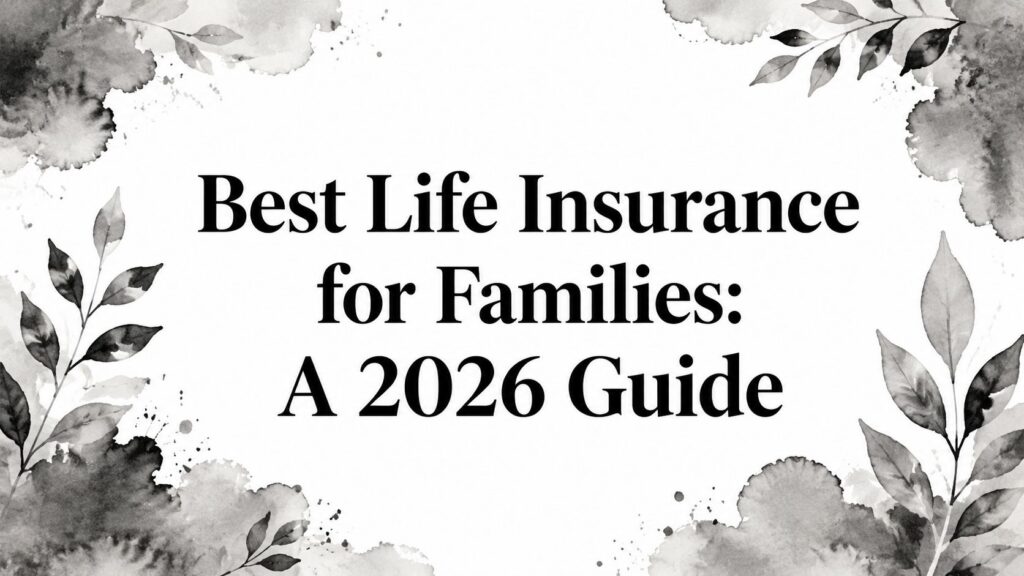 Best Life Insurance for Families: A 2026 Guide