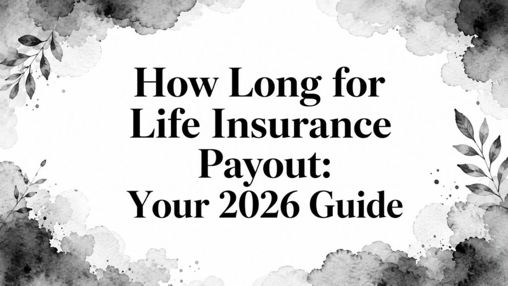 How Long for Life Insurance Payout: Your 2026 Guide