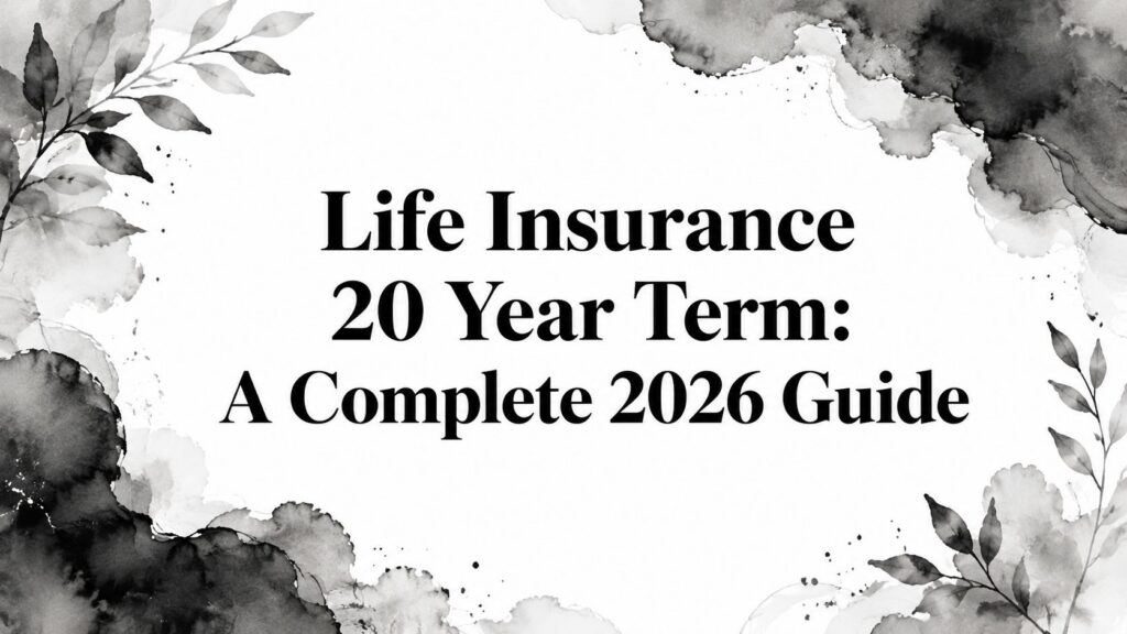 Life Insurance 20 Year Term: A Complete 2026 Guide