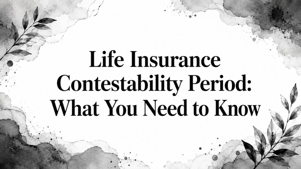 Life Insurance Contestability Period: What You Need to Know