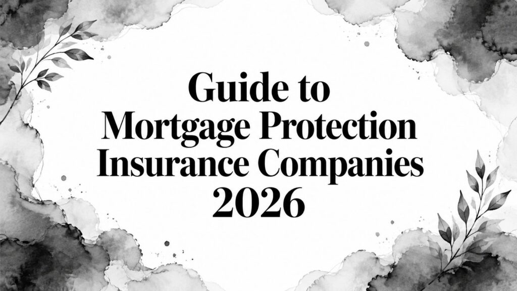 Guide to Mortgage Protection Insurance Companies 2026