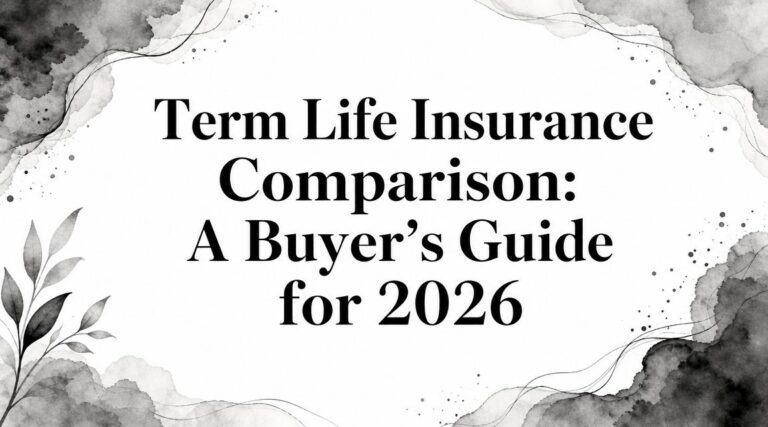 Term Life Insurance Comparison: A Buyer’s Guide for 2026
