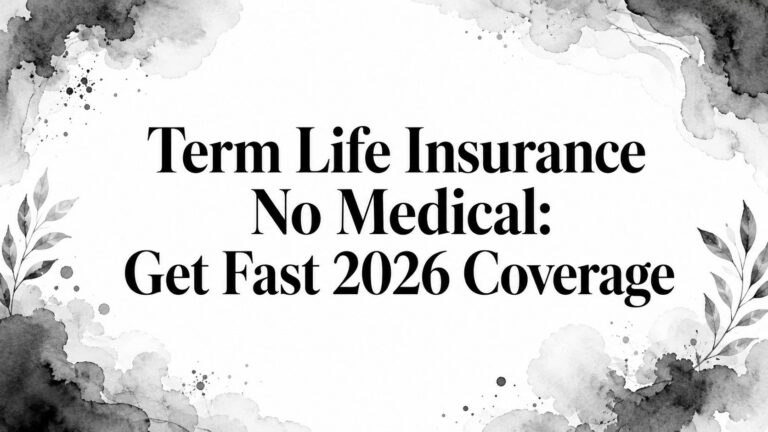 Term Life Insurance No Medical: Get Fast 2026 Coverage