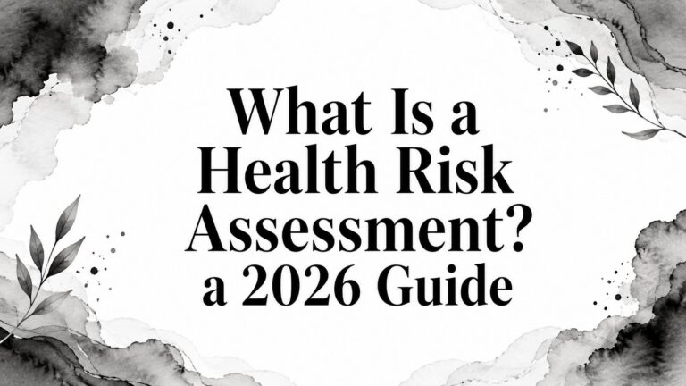 What Is a Health Risk Assessment? a 2026 Guide