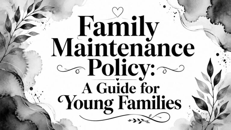 Family Maintenance Policy: A Guide for Young Families