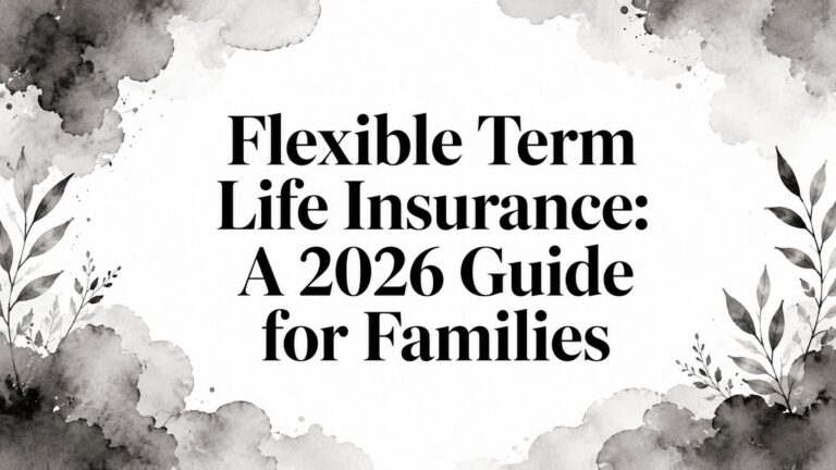 Flexible Term Life Insurance: A 2026 Guide for Families