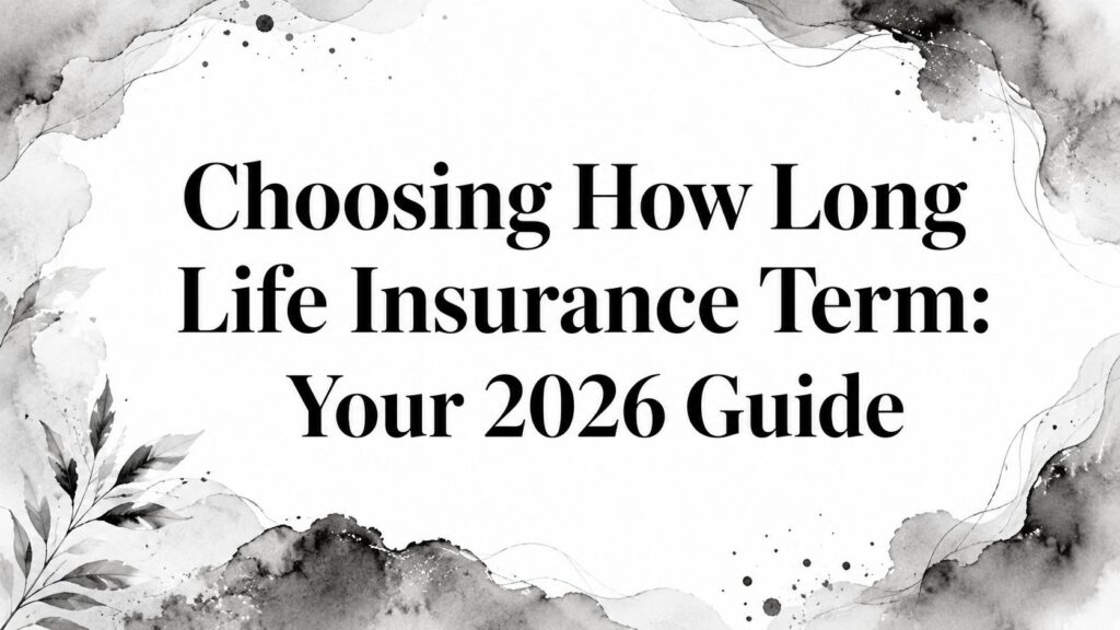 Choosing How Long Life Insurance Term: Your 2026 Guide