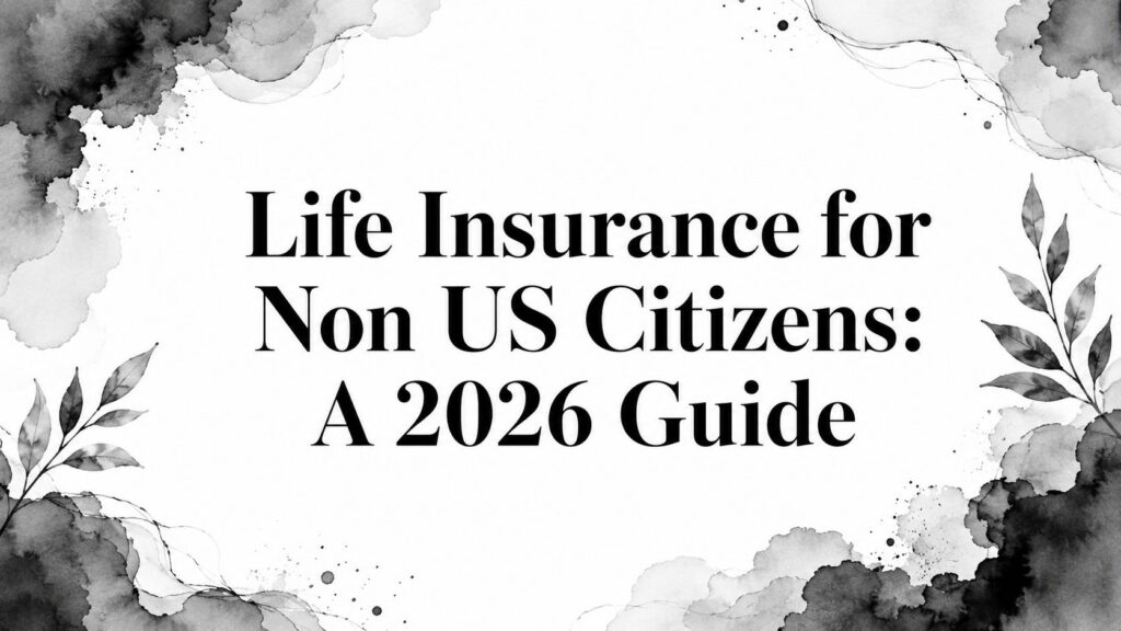 Life Insurance for Non US Citizens: A 2026 Guide