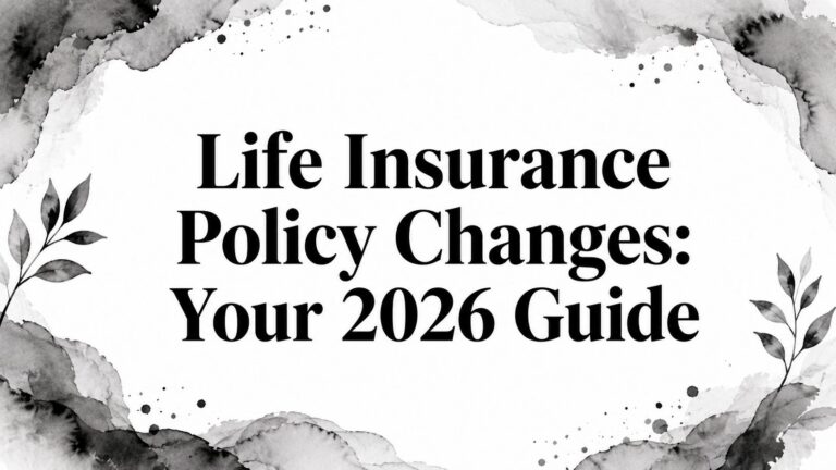 Life Insurance Policy Changes: Your 2026 Guide