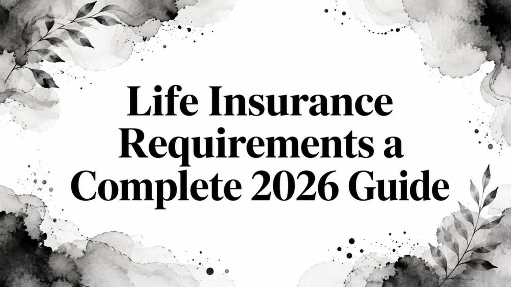 Life Insurance Requirements a Complete 2026 Guide