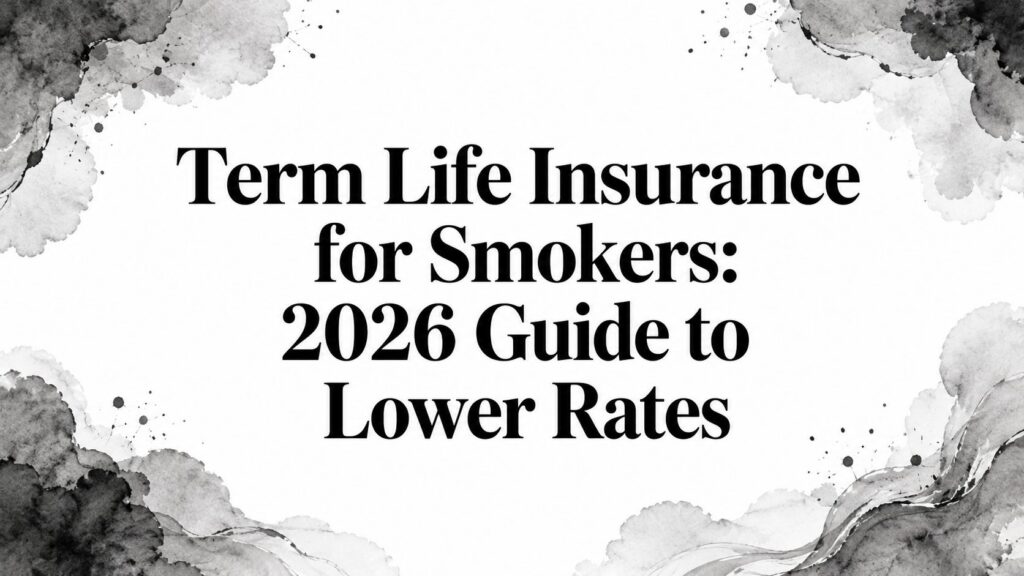 Term Life Insurance for Smokers: 2026 Guide to Lower Rates