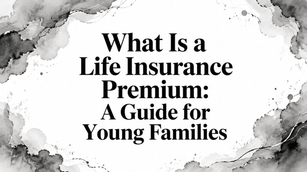 What Is a Life Insurance Premium: A Guide for Young Families