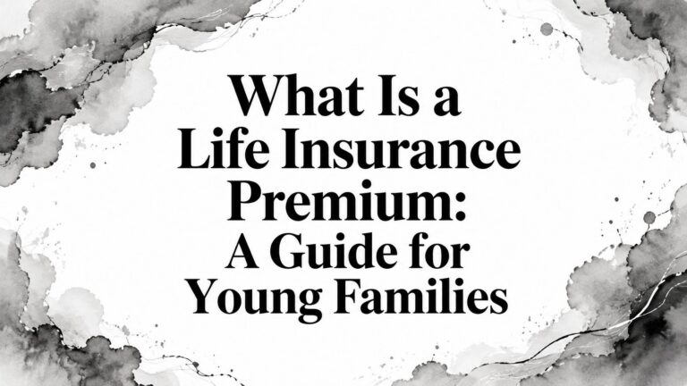 What Is a Life Insurance Premium: A Guide for Young Families