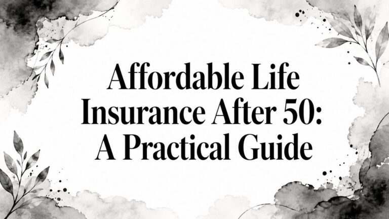 Affordable Life Insurance After 50: A Practical Guide