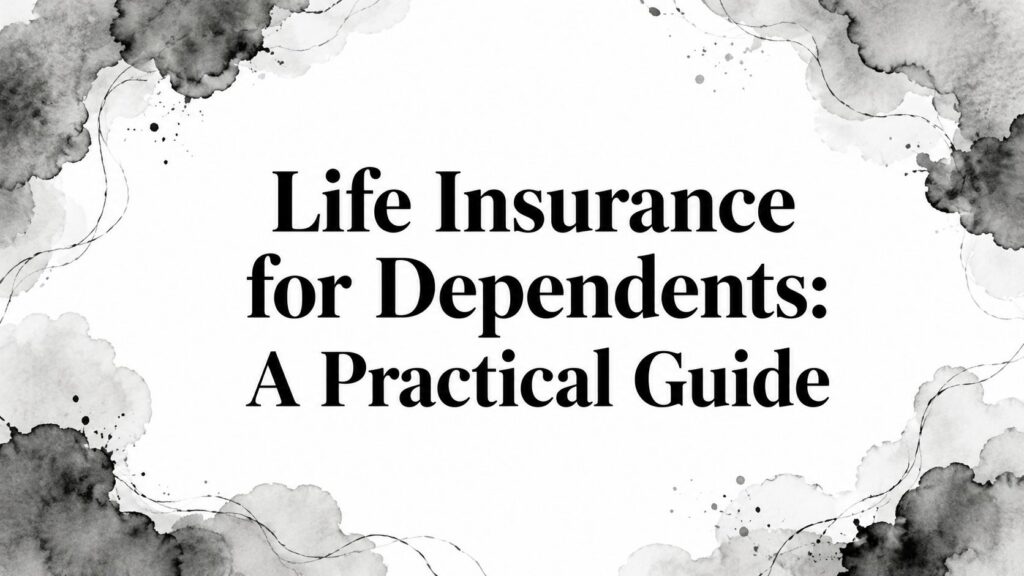 Life Insurance for Dependents: A Practical Guide