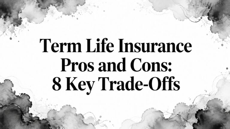 Term Life Insurance Pros and Cons: 8 Key Trade-Offs