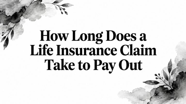 How Long Does a Life Insurance Claim Take to Pay Out