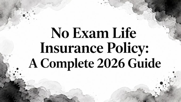No Exam Life Insurance Policy: A Complete 2026 Guide