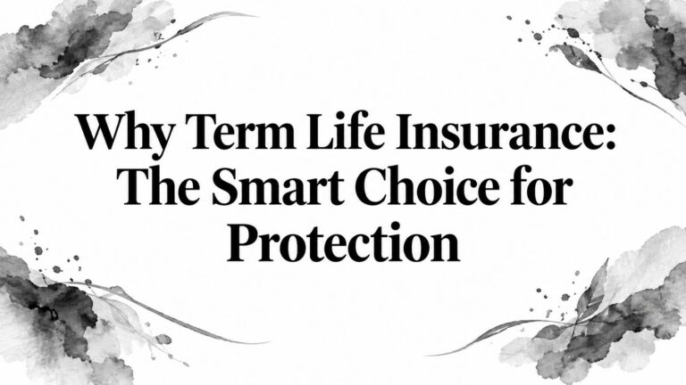 Why Term Life Insurance: The Smart Choice for Protection