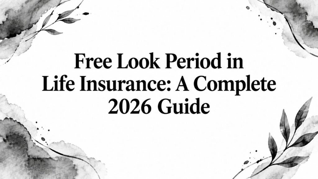 Free Look Period in Life Insurance: A Complete 2026 Guide