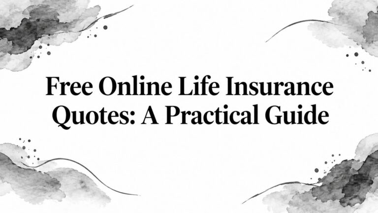 Free Online Life Insurance Quotes: A Practical Guide