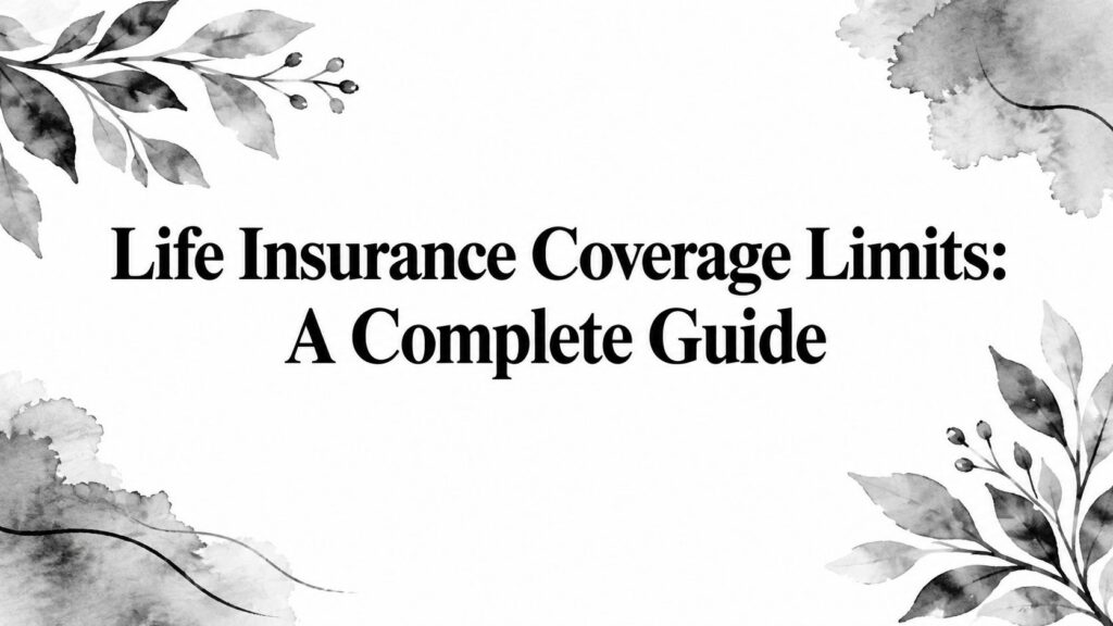 Life Insurance Coverage Limits: A Complete Guide