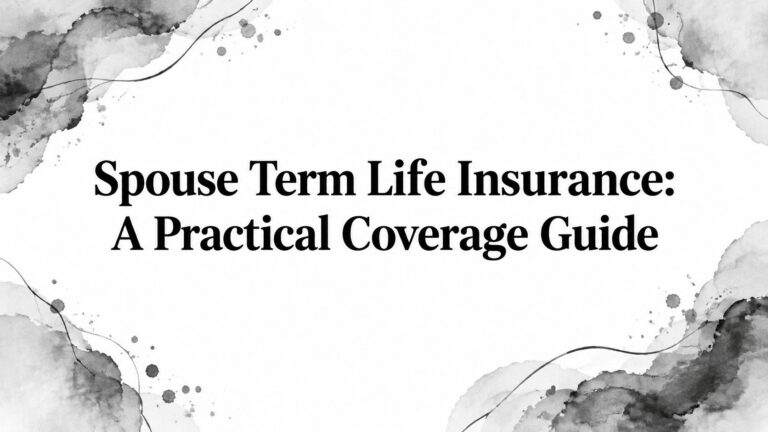 Spouse Term Life Insurance: A Practical Coverage Guide