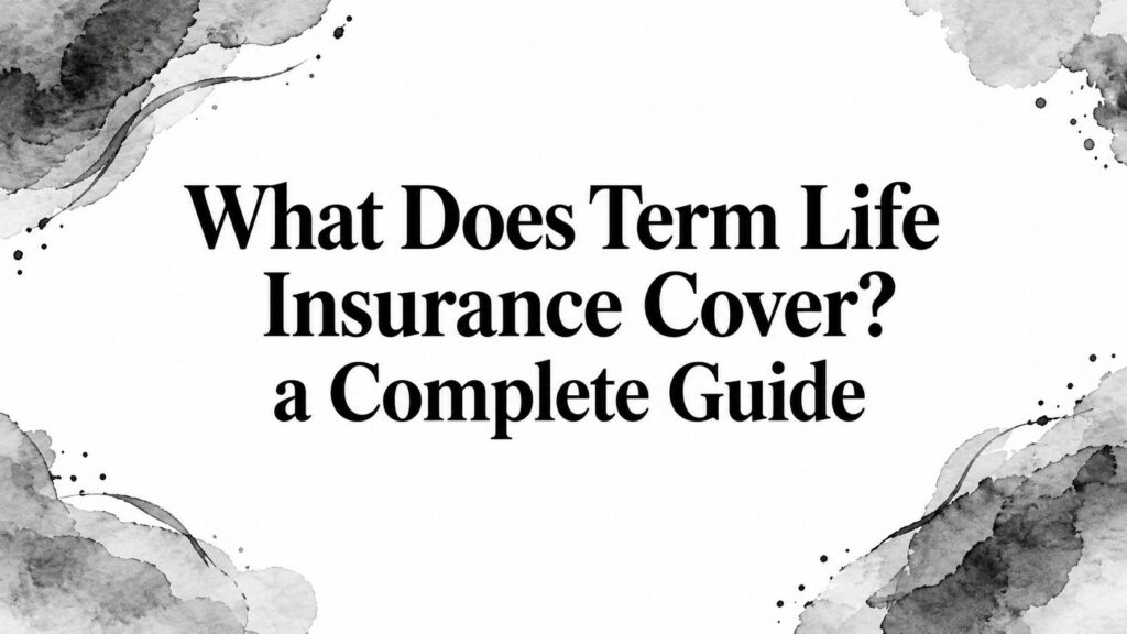 What Does Term Life Insurance Cover? a Complete Guide